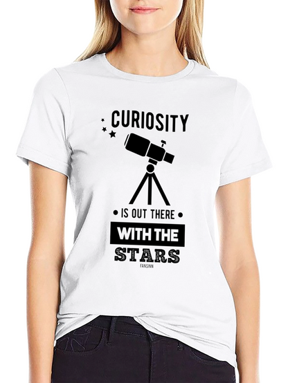 Curiosity Telescope Graphic T-Shirt