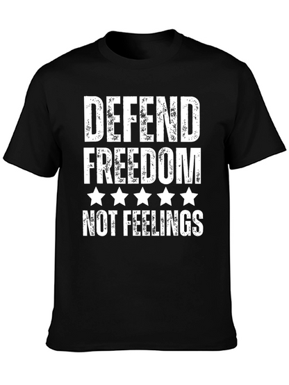 Defend Freedom Graphic Tee - Patriotic T-Shirt