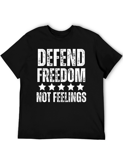 Defend Freedom Graphic Tee - Patriotic T-Shirt