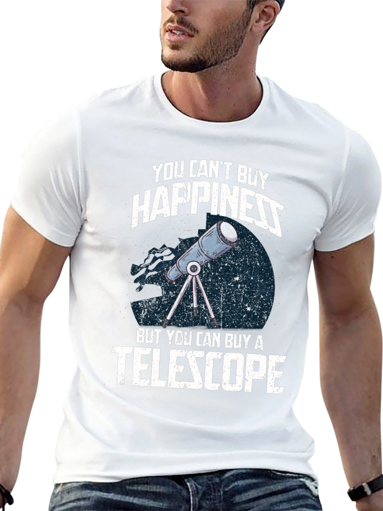 Happiness Telescope Graphic Tee