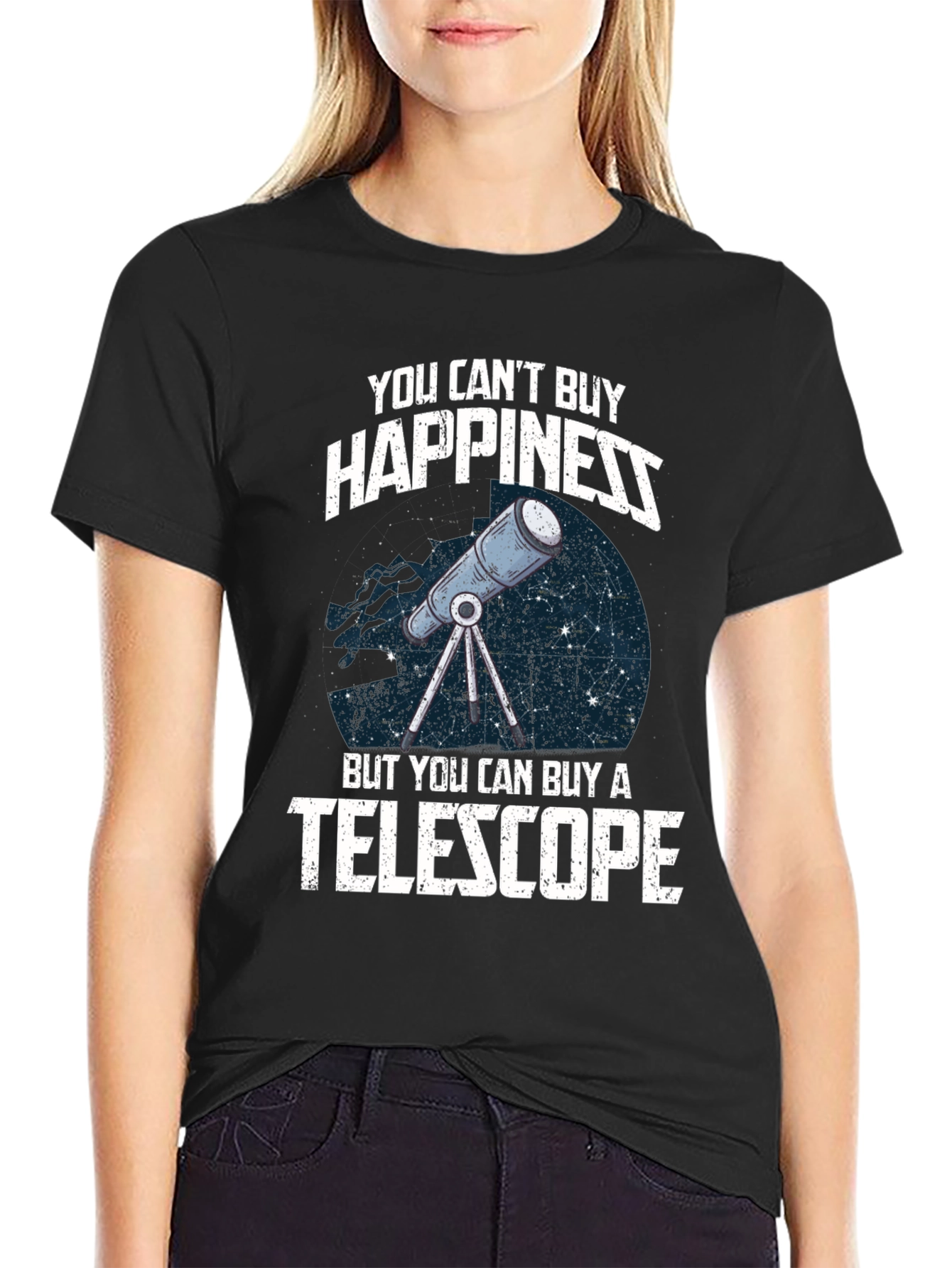 Happiness Telescope Graphic Tee