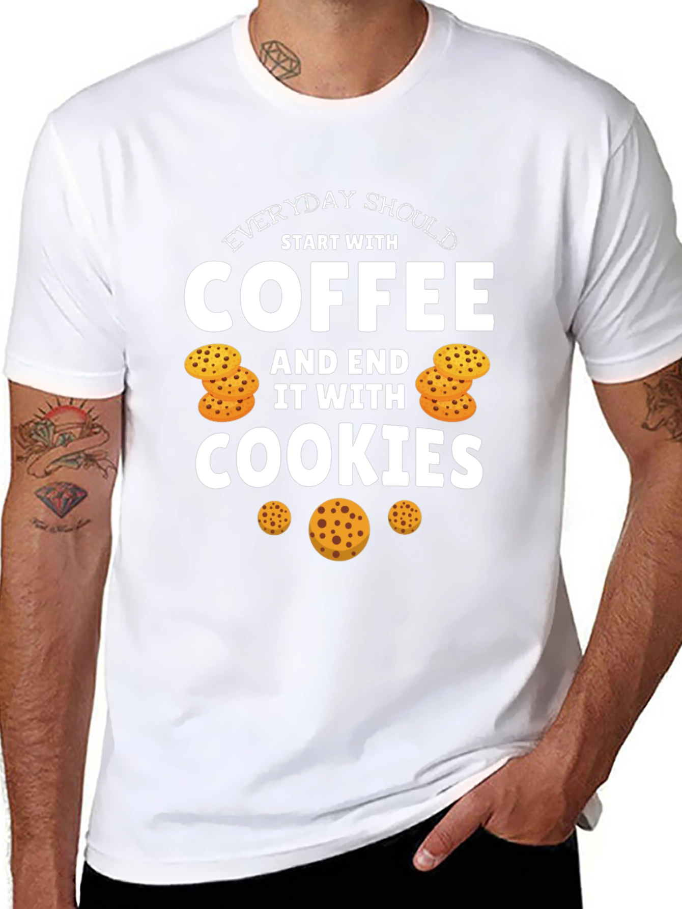Coffee and Cookies Graphic Tee