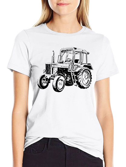 Tractor Graphic T-Shirt - Farm Vehicle Tee