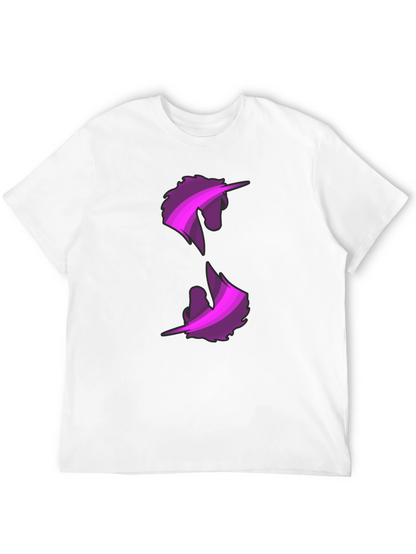 Unicorn Graphic Print Black T-Shirt