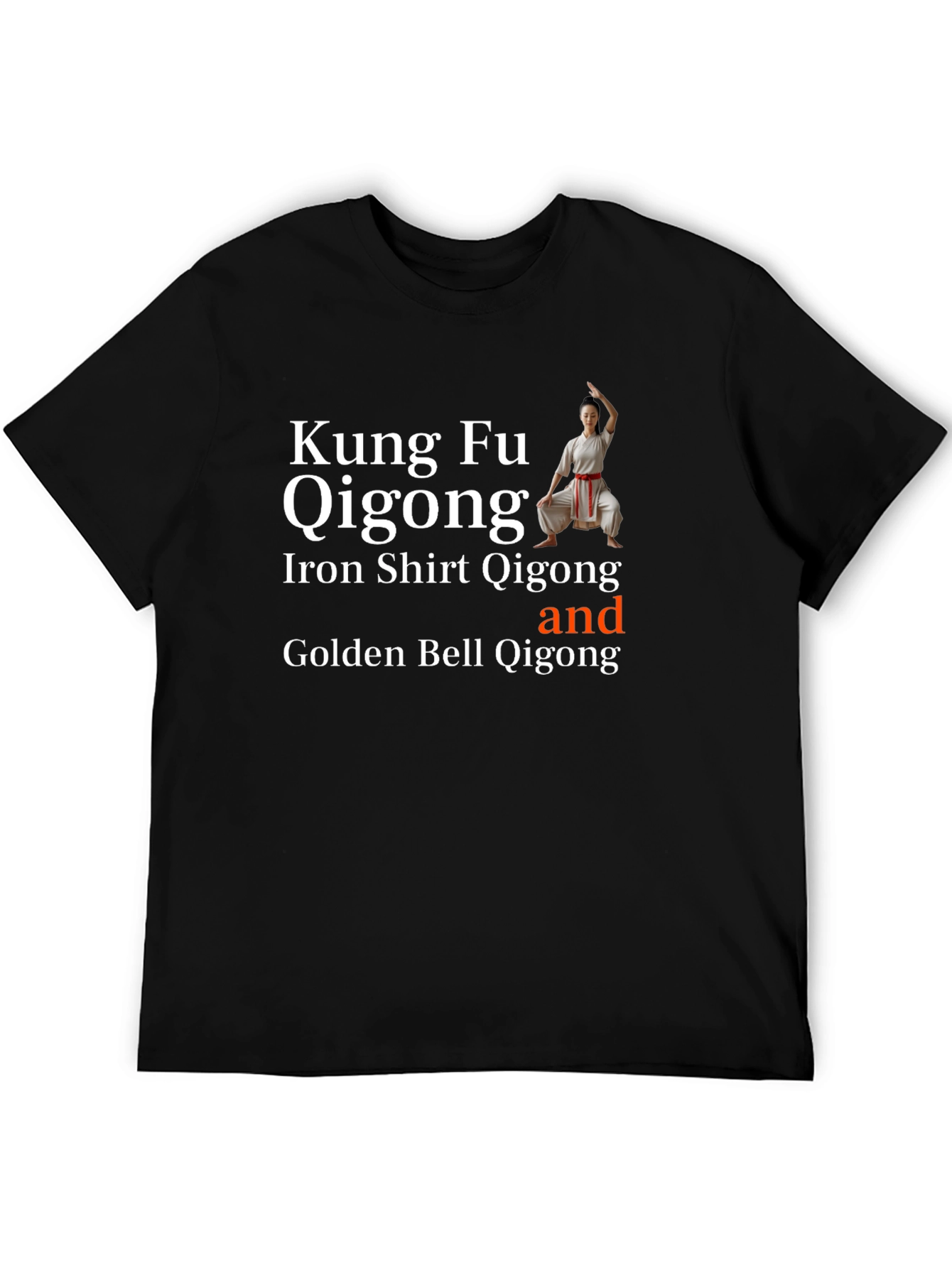 Kung Fu Qigong Black T-Shirt