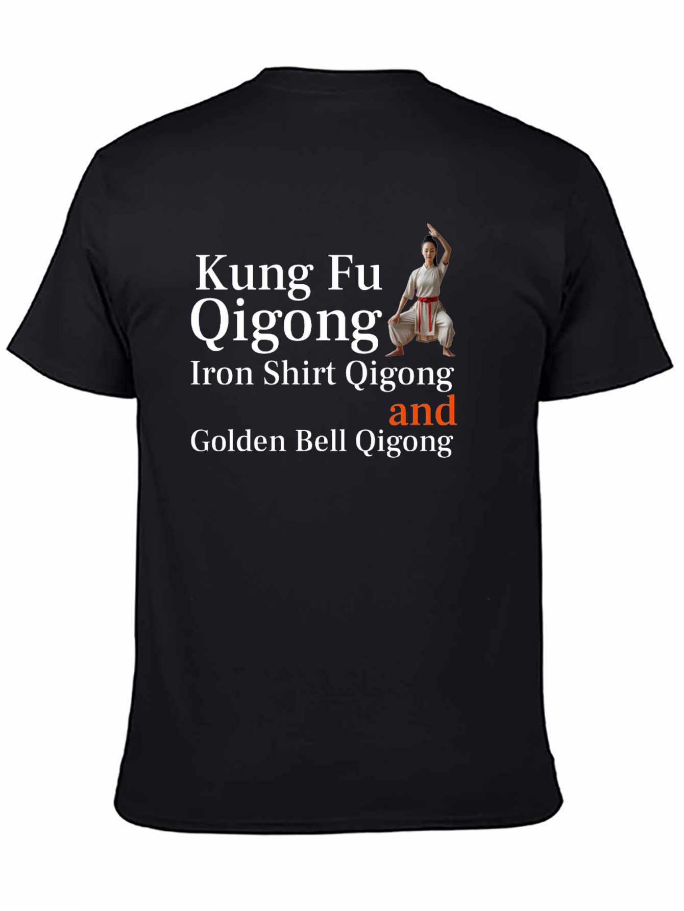 Kung Fu Qigong Black T-Shirt