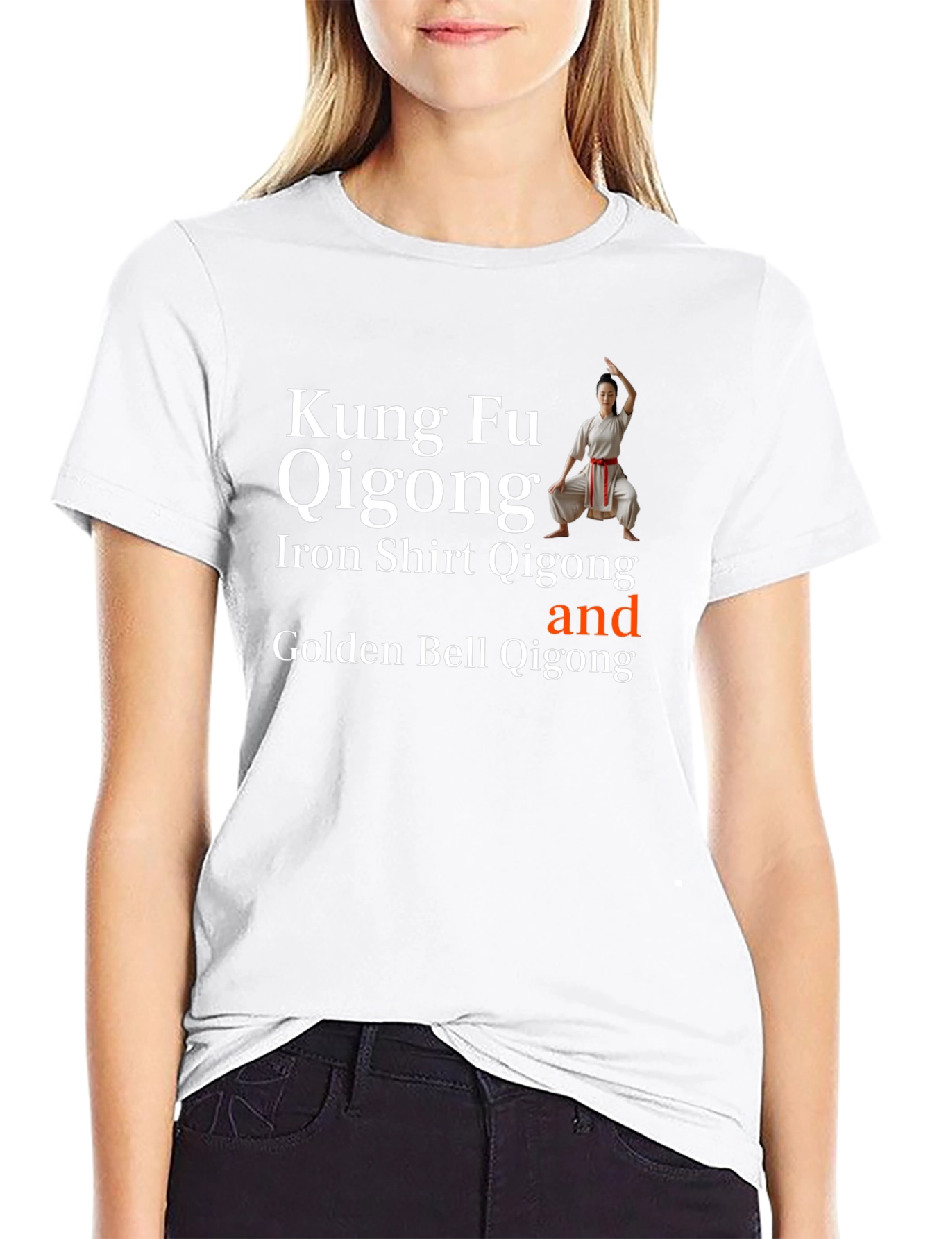 Kung Fu Qigong Black T-Shirt