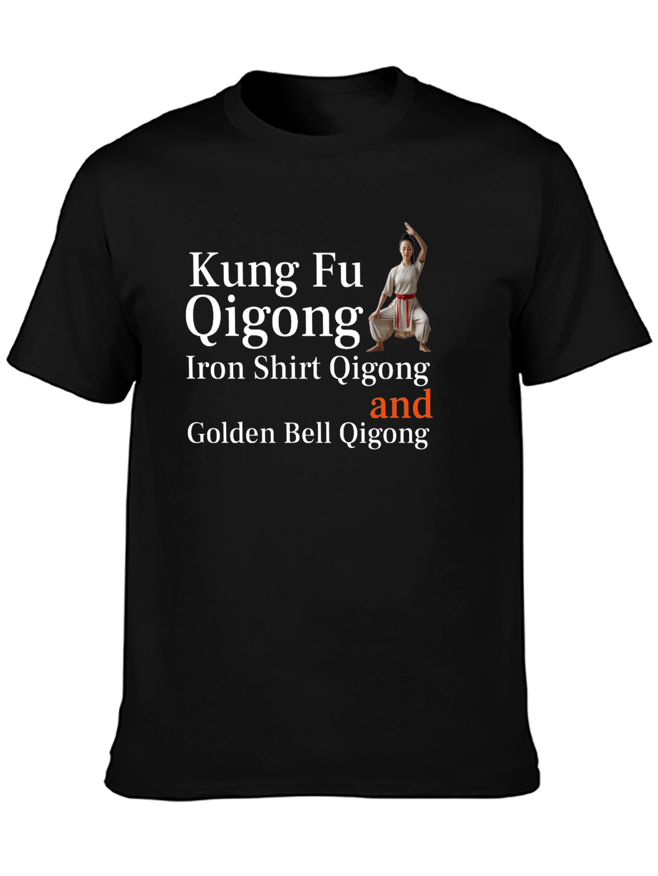 Kung Fu Qigong Black T-Shirt
