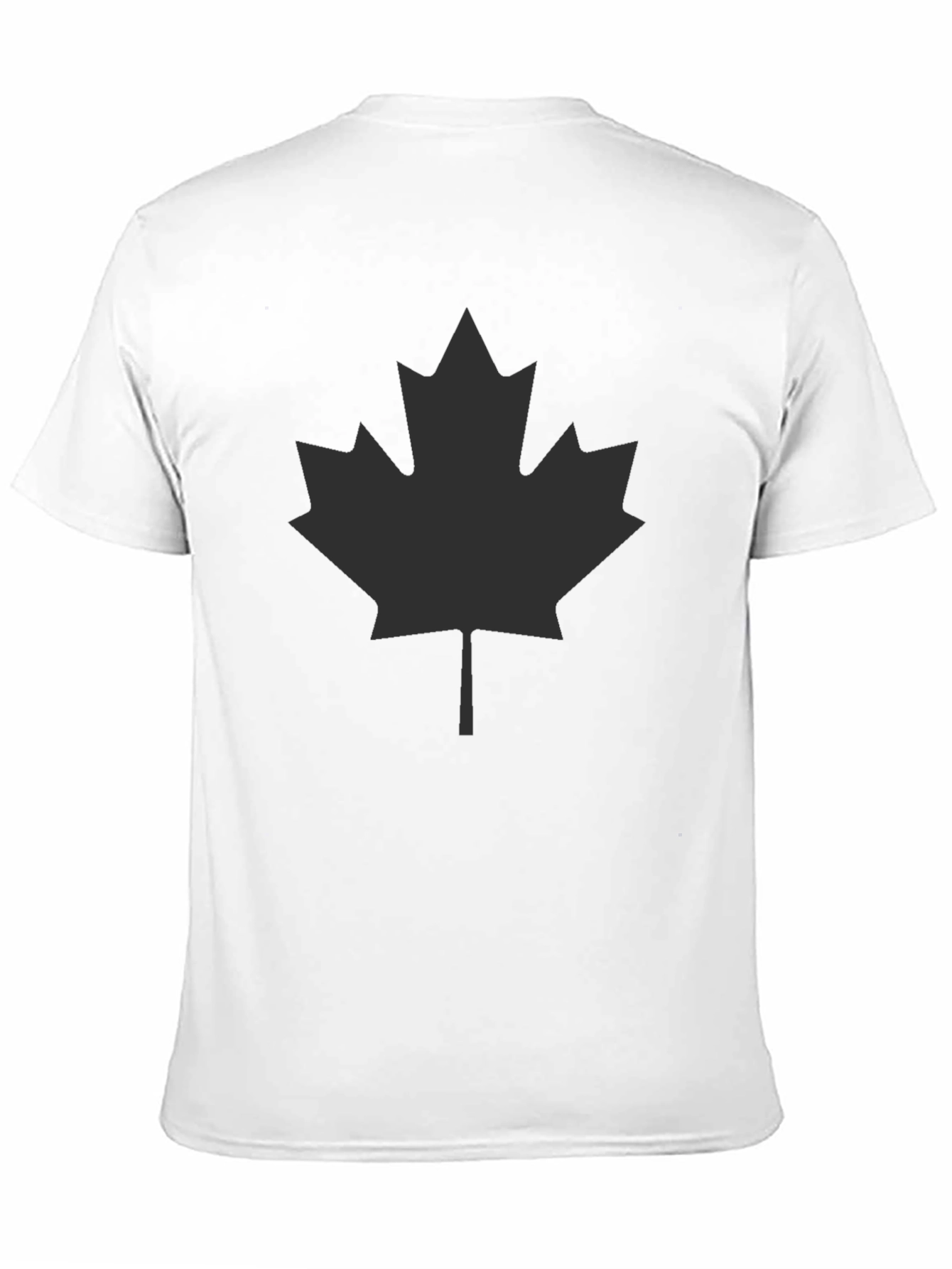 Maple Leaf Graphic Tee - Black Casual Shirt