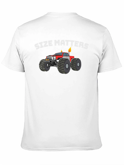 Size Matters Monster Truck Graphic T-Shirt