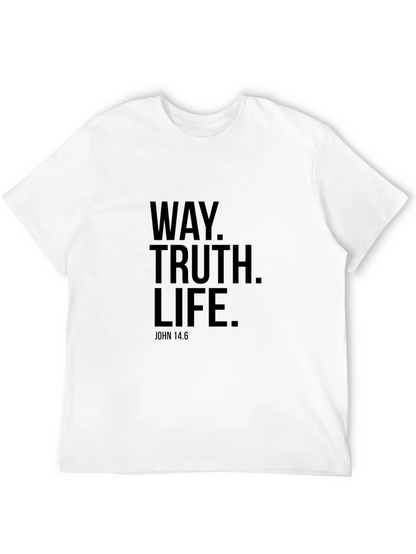 Way Truth Life T-Shirt - John 14:6 Religious Tee