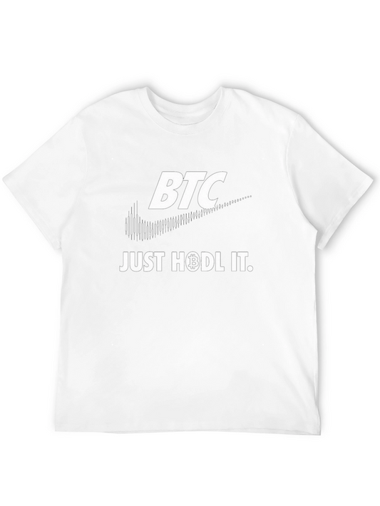 BTC Just Hodl It Black T-Shirt