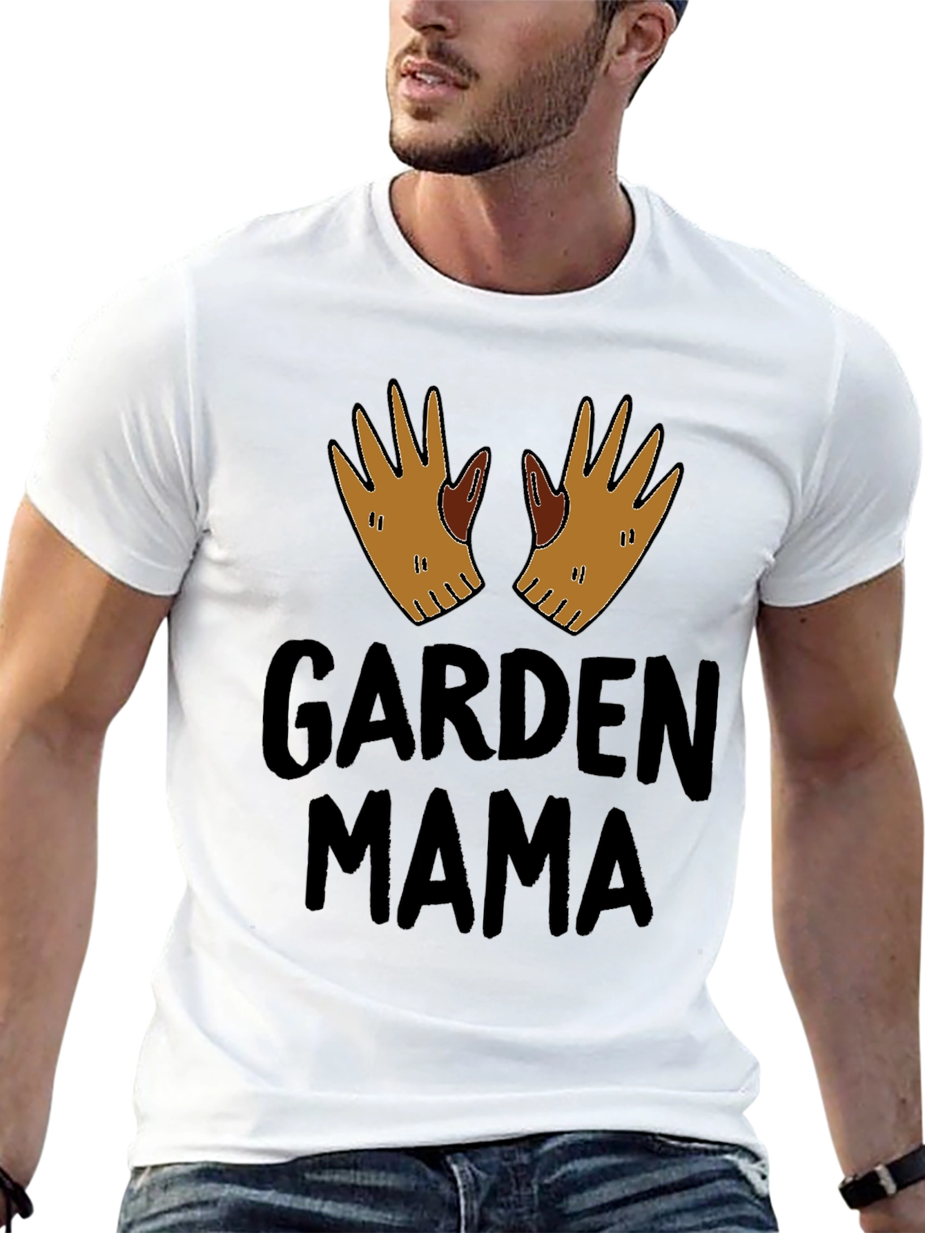 Garden Mama Tee - Gardening Gloves Graphic T-Shirt