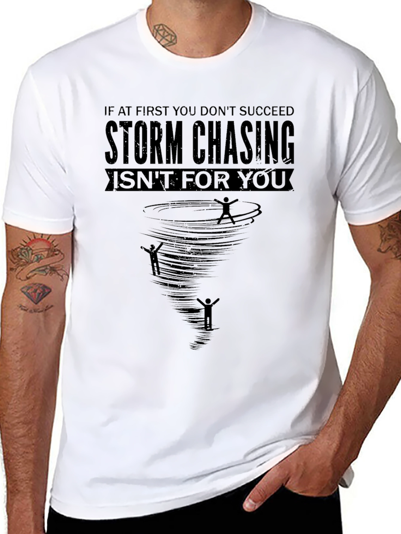 Storm Chasing T-Shirt - Humorous Weather Design