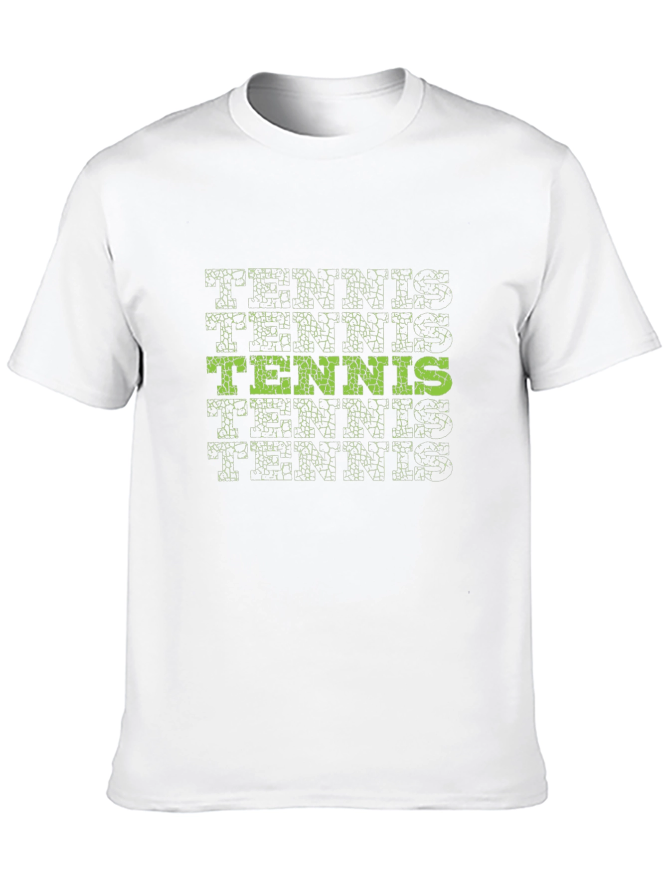 Tennis Graphic Tee - Stylish Black Cotton T-Shirt