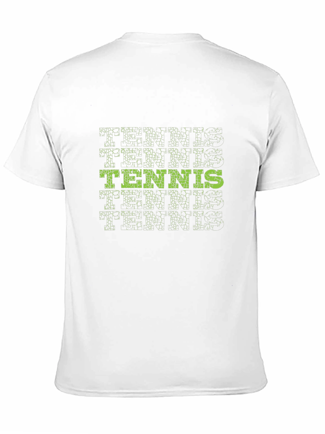 Tennis Graphic Tee - Stylish Black Cotton T-Shirt