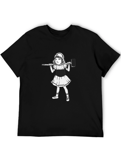 Hammer Girl Graphic Tee - Black