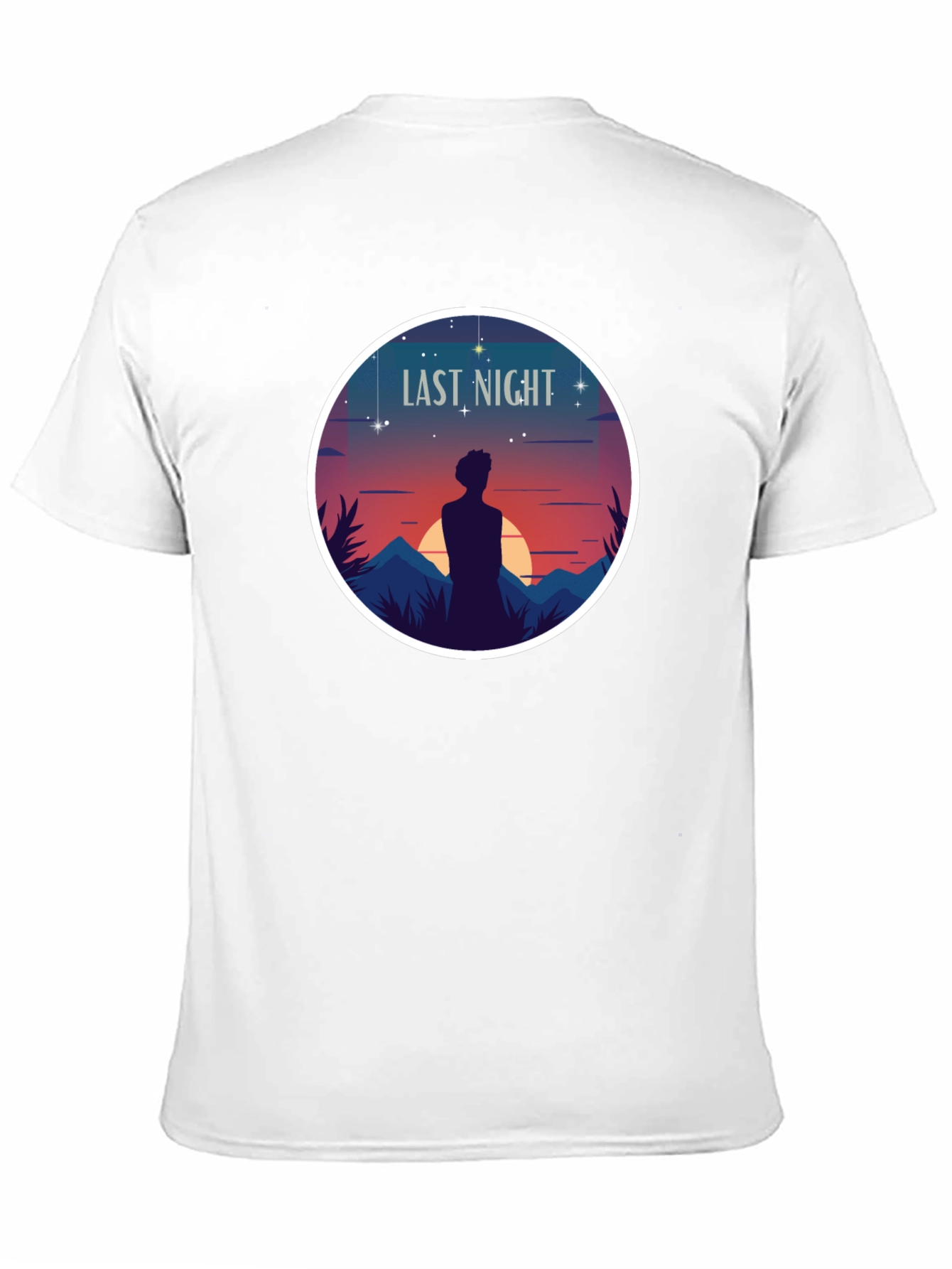 Last Night Graphic T-Shirt - Black