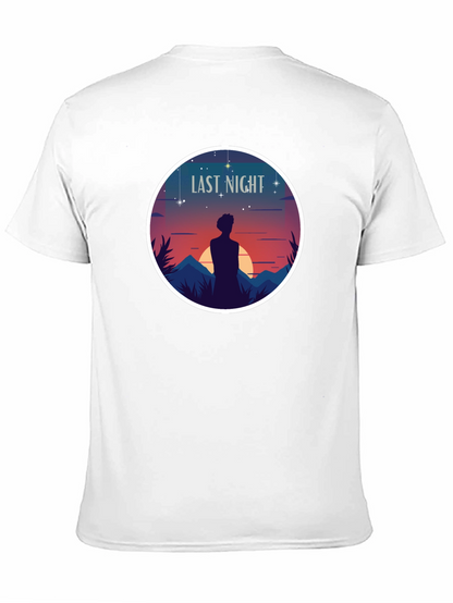 Last Night Graphic T-Shirt - Black