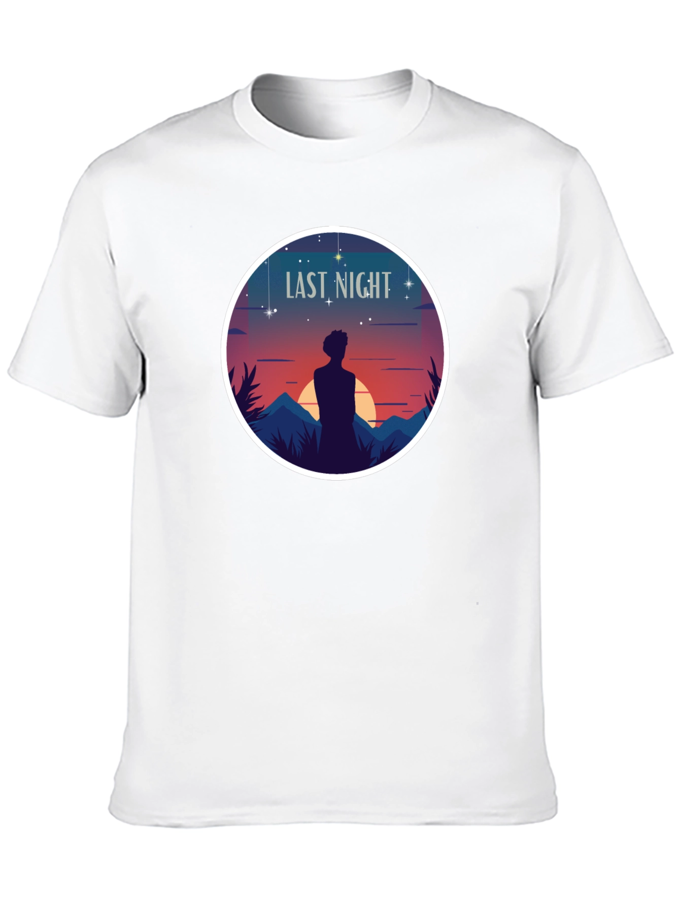 Last Night Graphic T-Shirt - Black