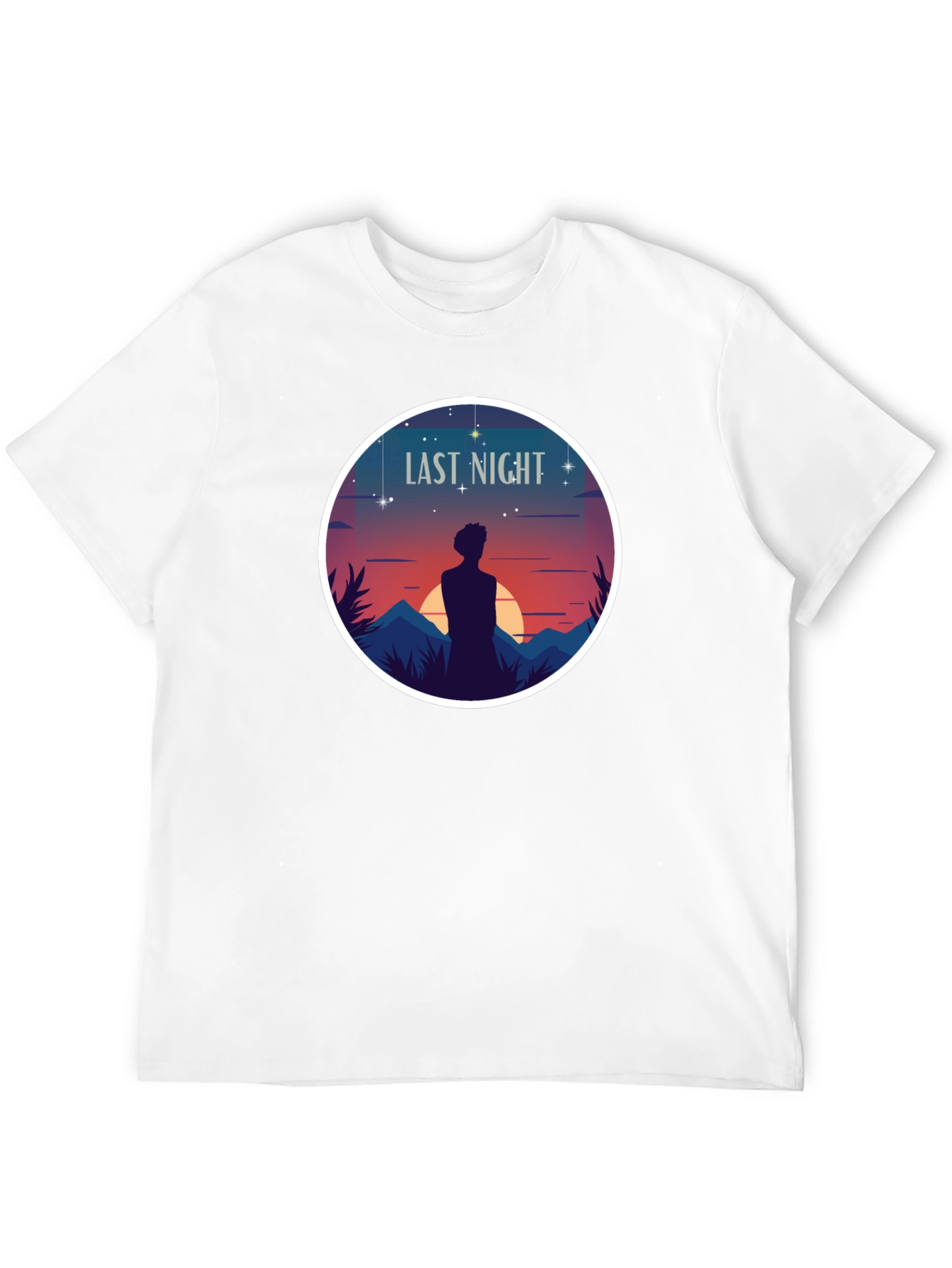 Last Night Graphic T-Shirt - Black