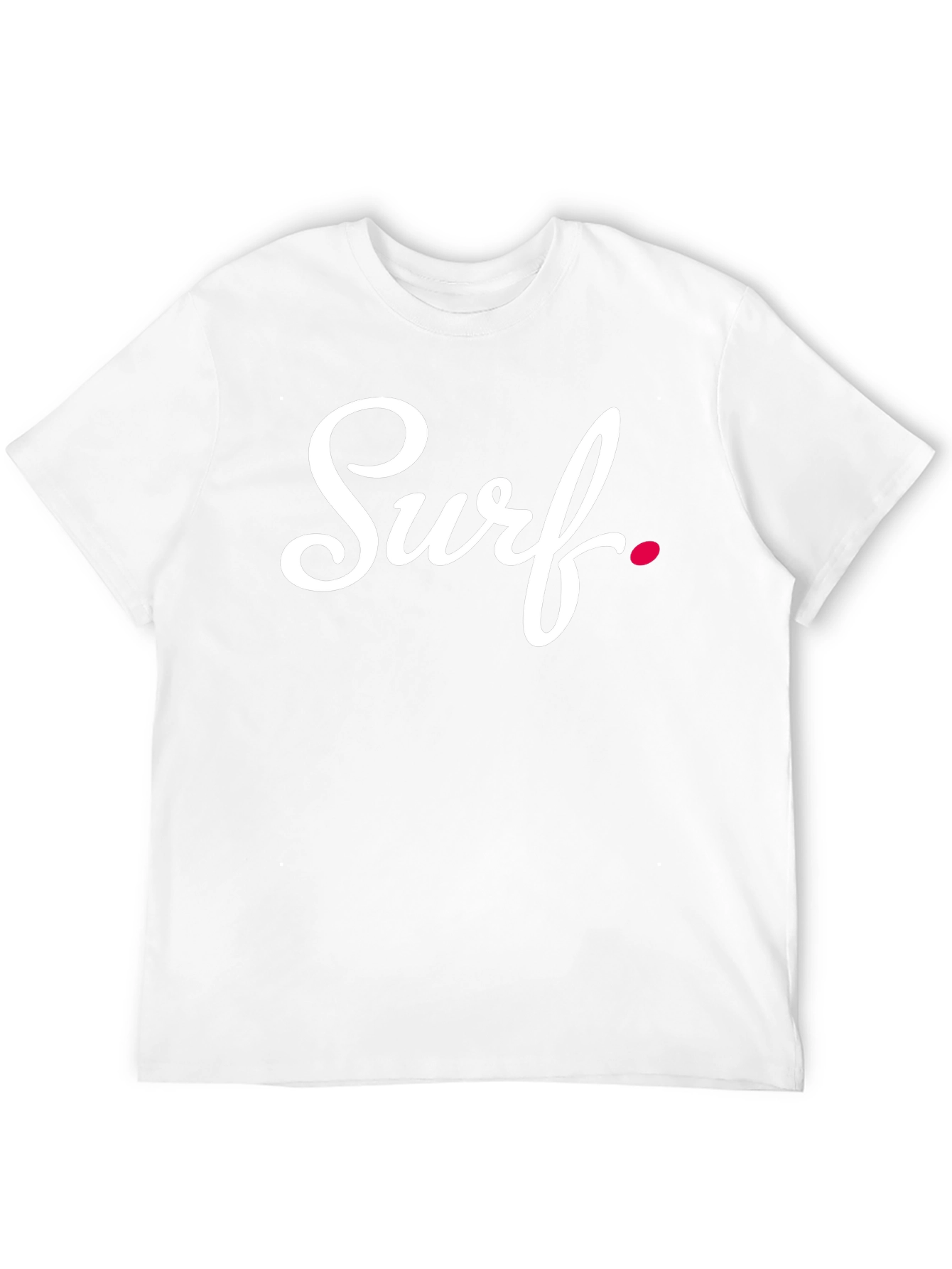 Surf Script Black T-Shirt - Casual Comfort