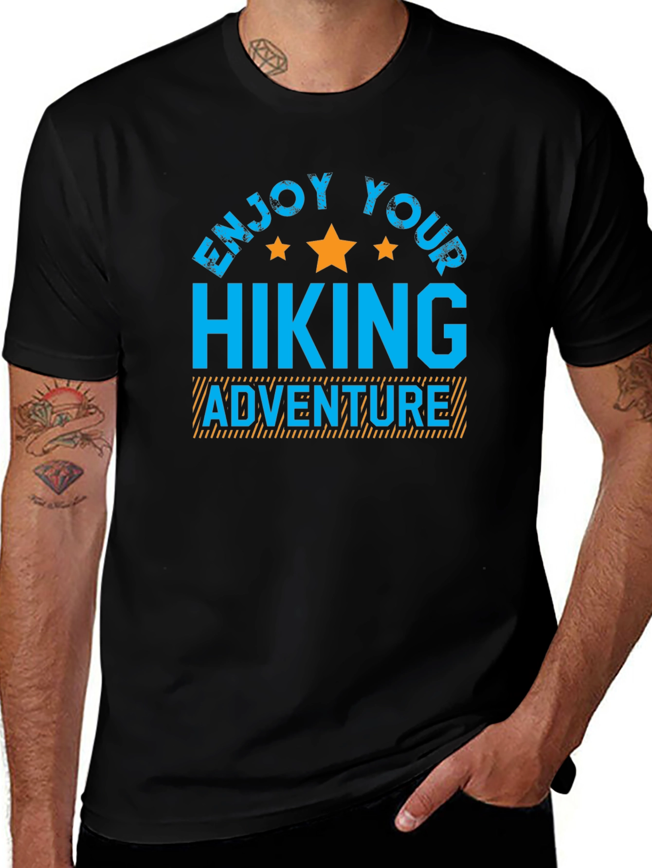 Hiking Adventure Graphic Tee - Enjoy Your Hike!