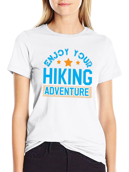 Hiking Adventure Graphic Tee - Enjoy Your Hike!