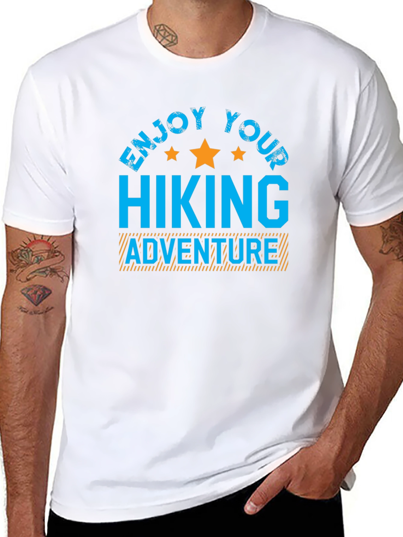Hiking Adventure Graphic Tee - Enjoy Your Hike!