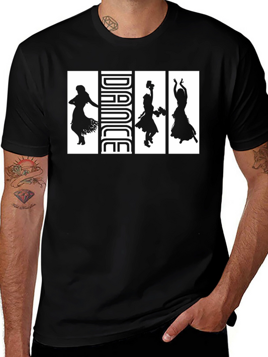 Dance Silhouette Graphic T-Shirt