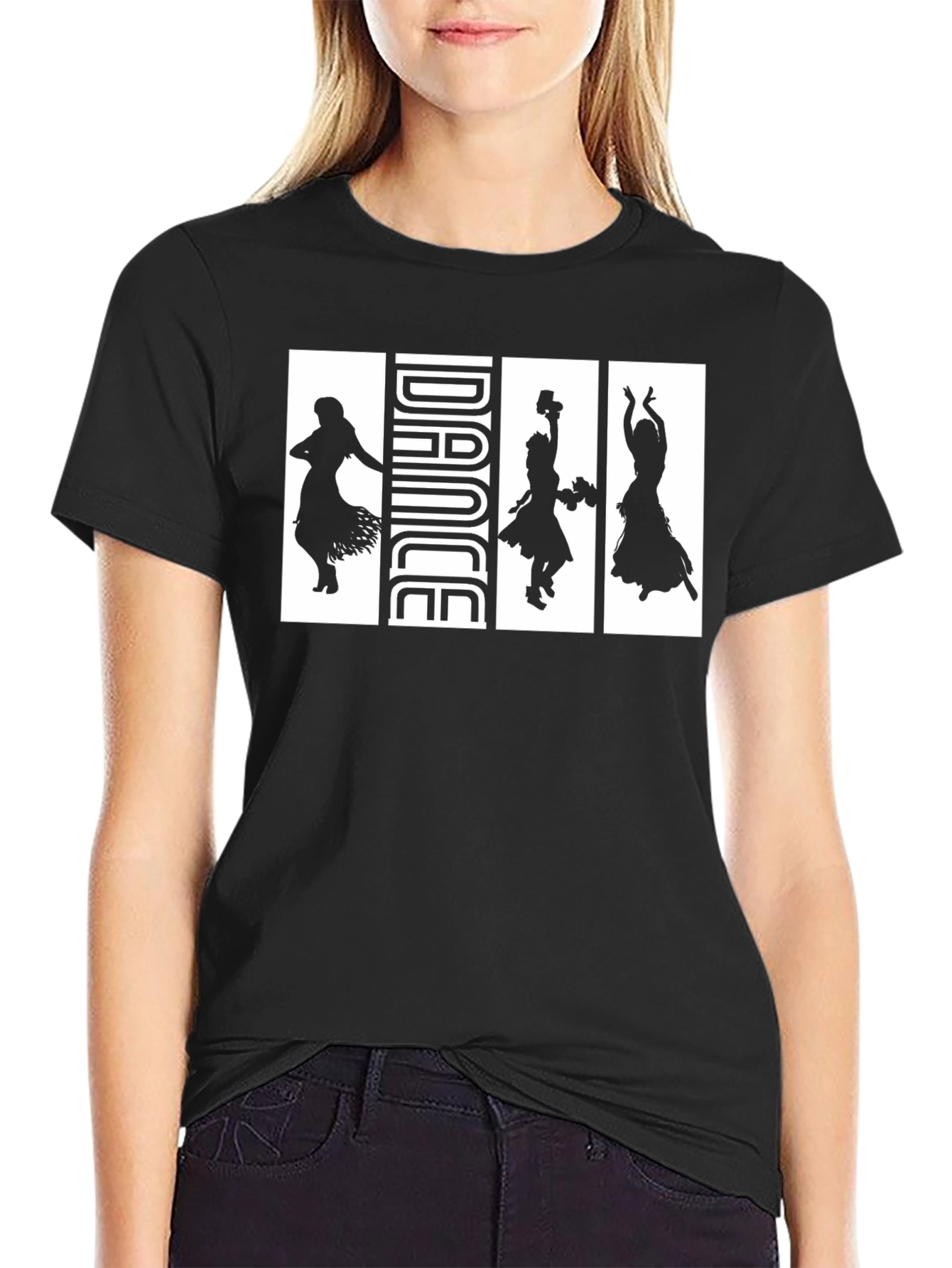 Dance Silhouette Graphic T-Shirt