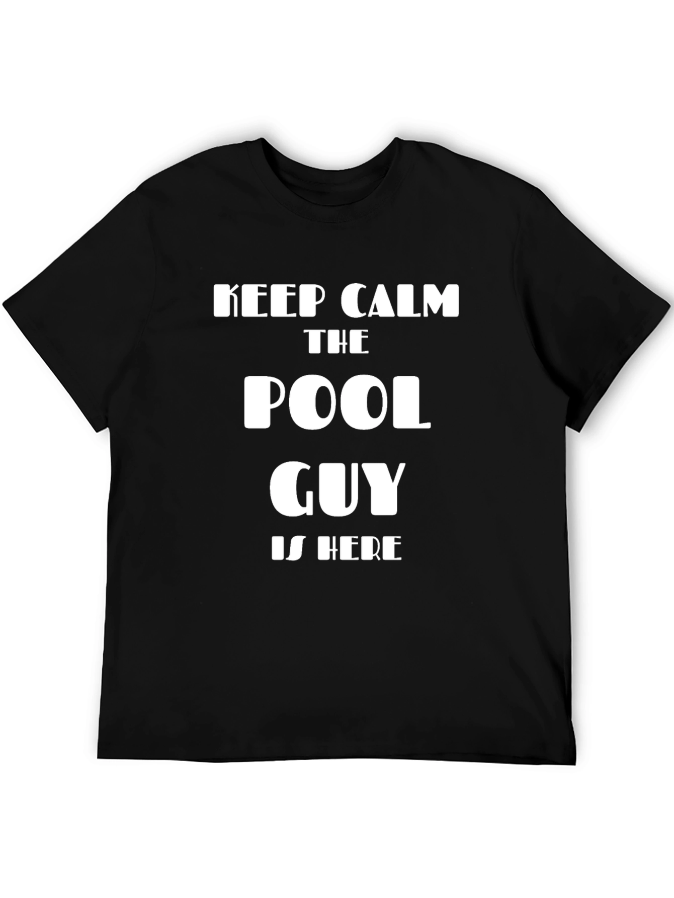 Keep Calm Pool Guy T-Shirt Funny Pool Maintenance Tee