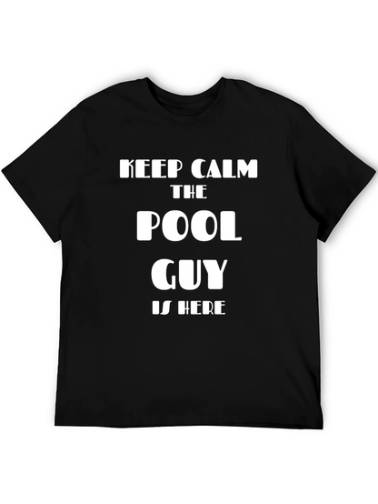 Keep Calm Pool Guy T-Shirt Funny Pool Maintenance Tee