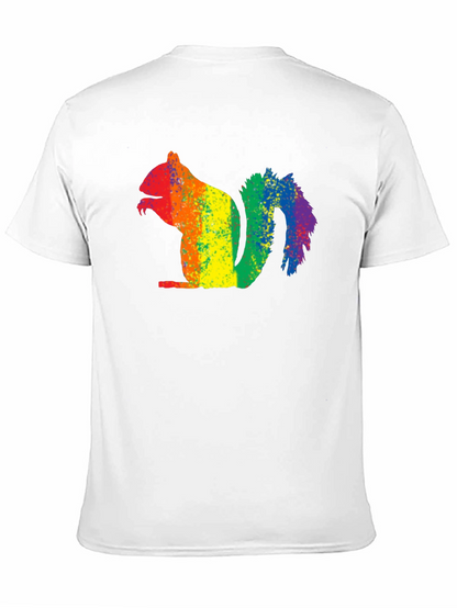 Rainbow Squirrel Graphic Tee - Pride Apparel