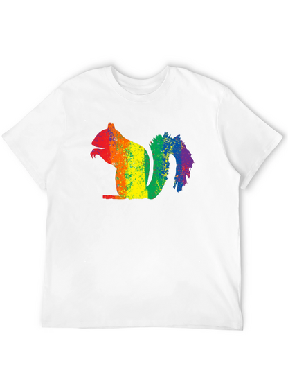 Rainbow Squirrel Graphic Tee - Pride Apparel