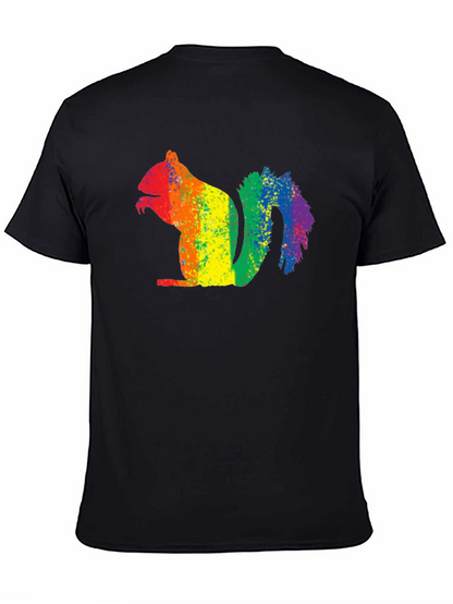 Rainbow Squirrel Graphic Tee - Pride Apparel
