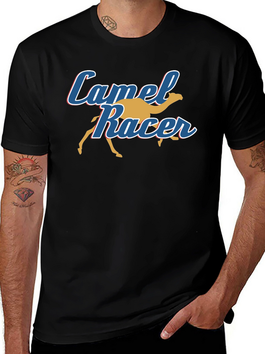 Camel Racer Graphic T-Shirt - Soft Cotton Tee