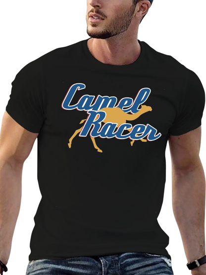 Camel Racer Graphic T-Shirt - Soft Cotton Tee