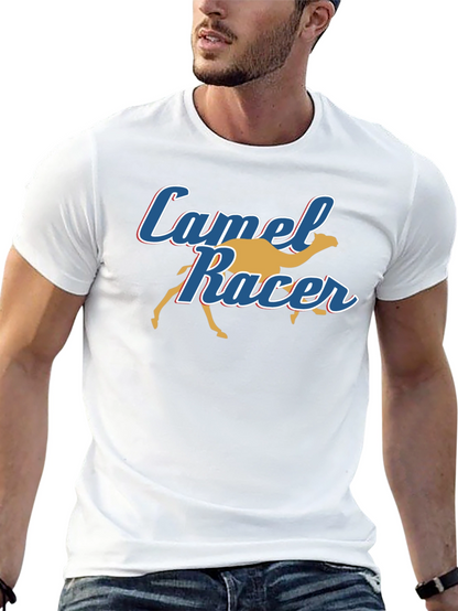 Camel Racer Graphic T-Shirt - Soft Cotton Tee