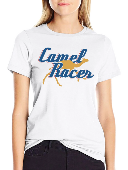 Camel Racer Graphic T-Shirt - Soft Cotton Tee