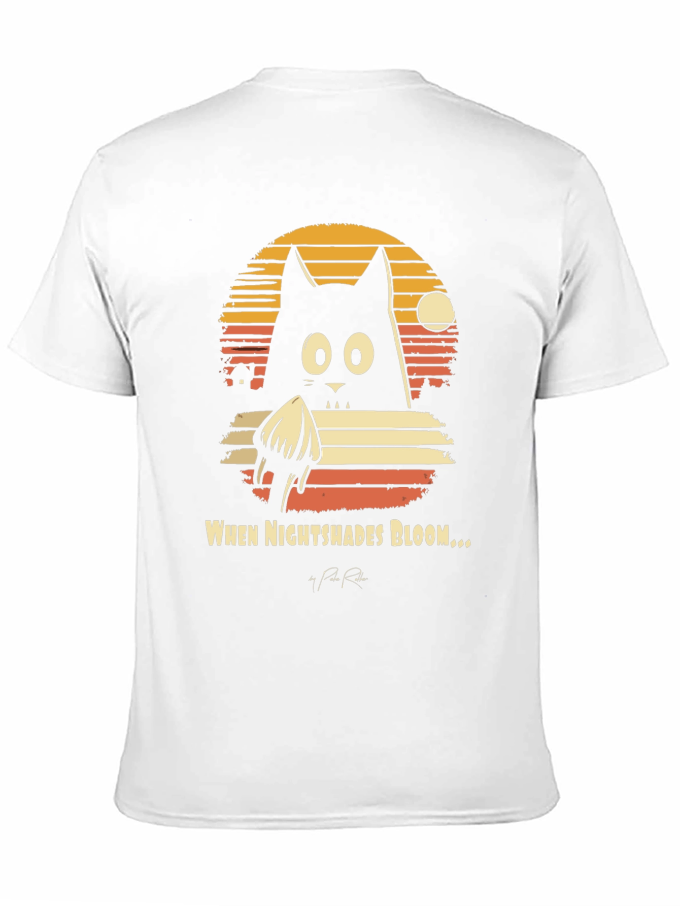 Nightshades Bloom T-Shirt Black Cat Tee