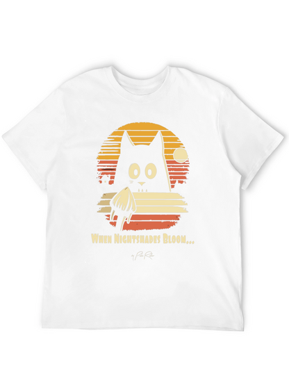 Nightshades Bloom T-Shirt Black Cat Tee