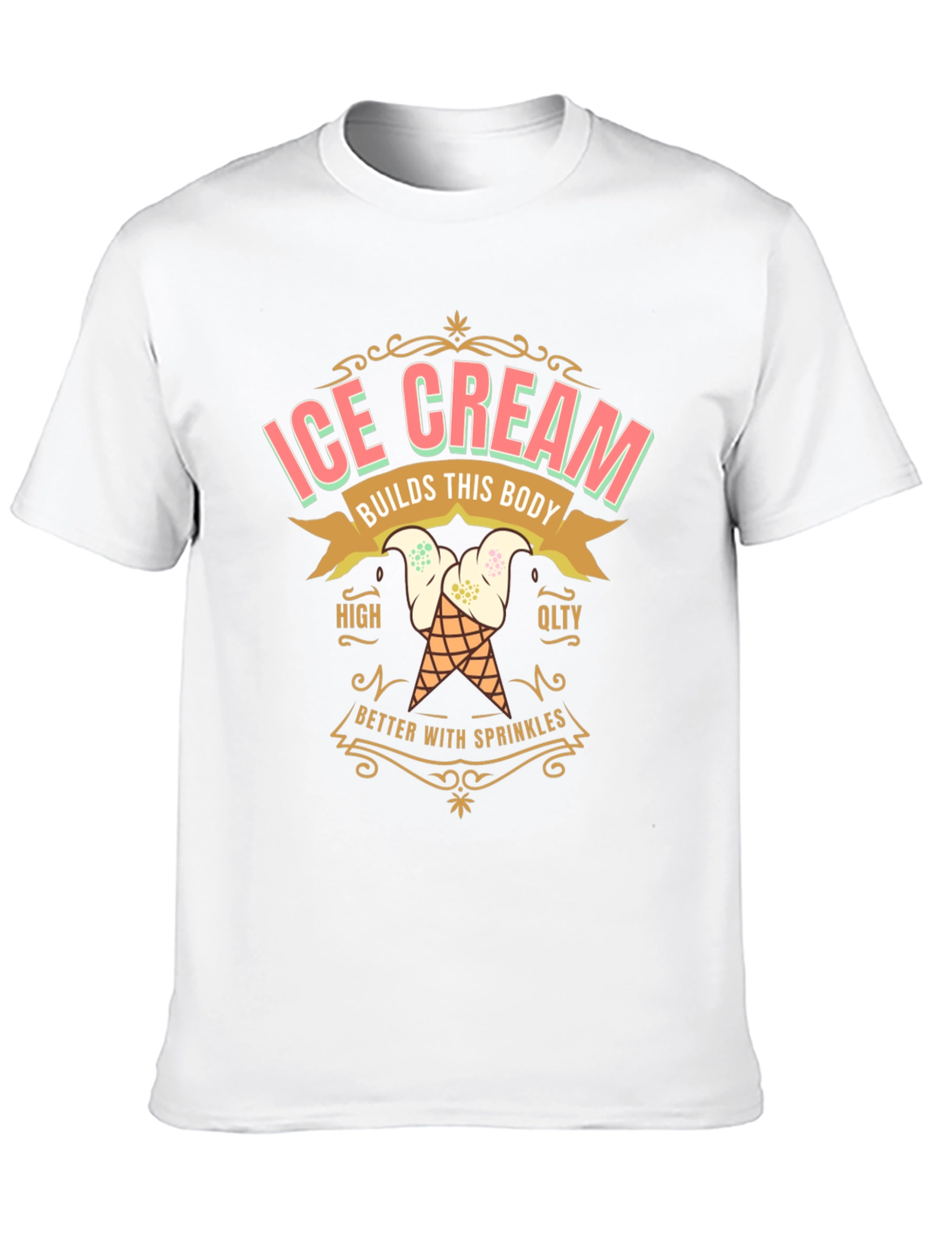 Ice Cream Builds This Body T-Shirt