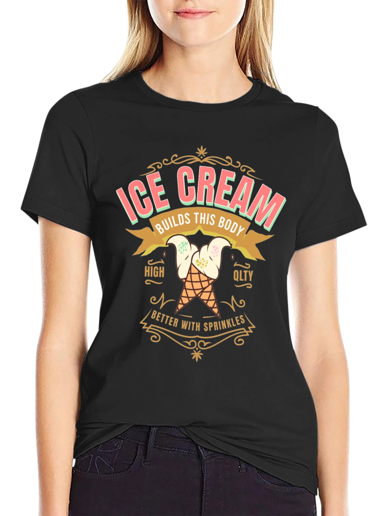 Ice Cream Builds This Body T-Shirt