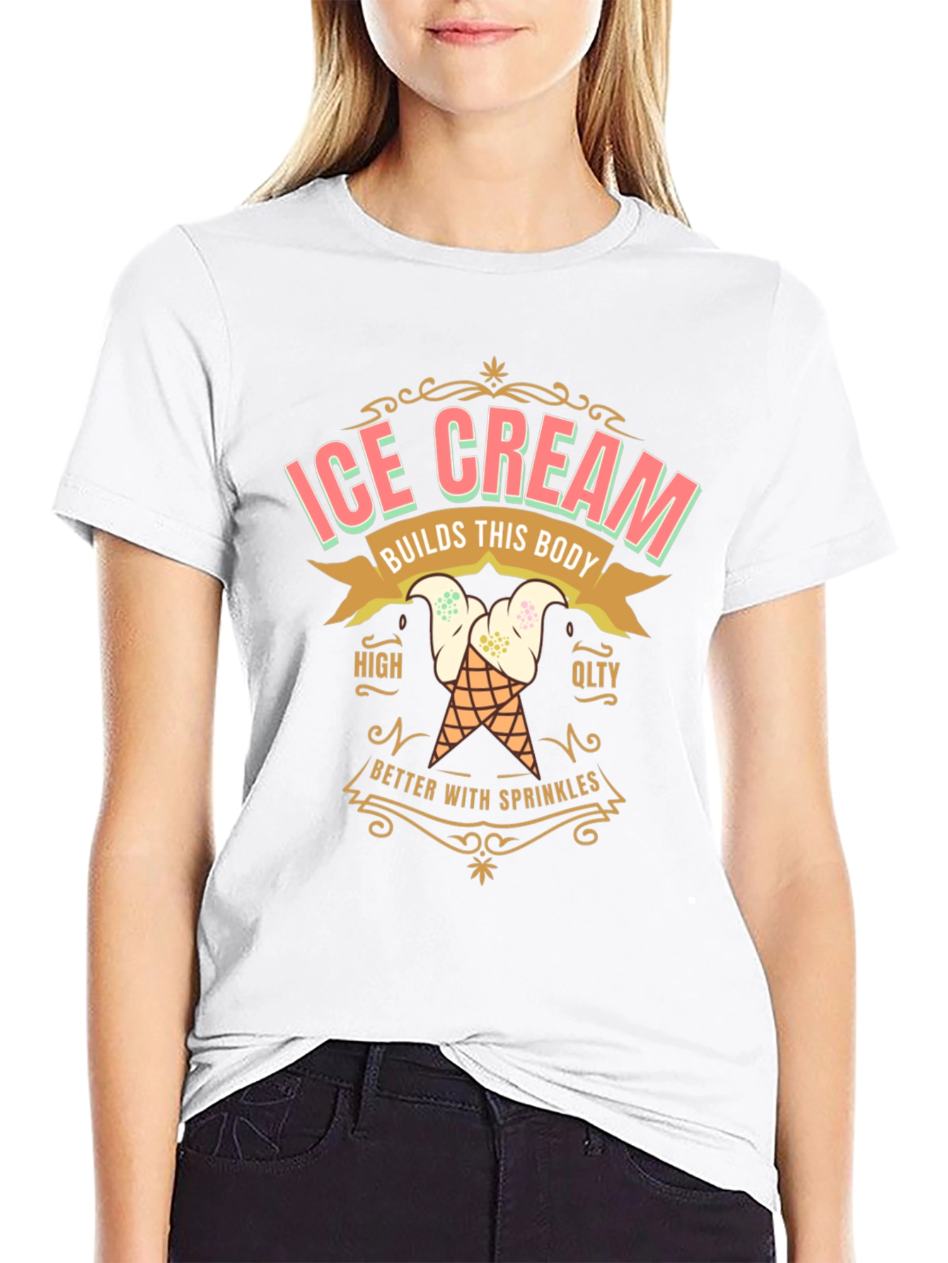 Ice Cream Builds This Body T-Shirt