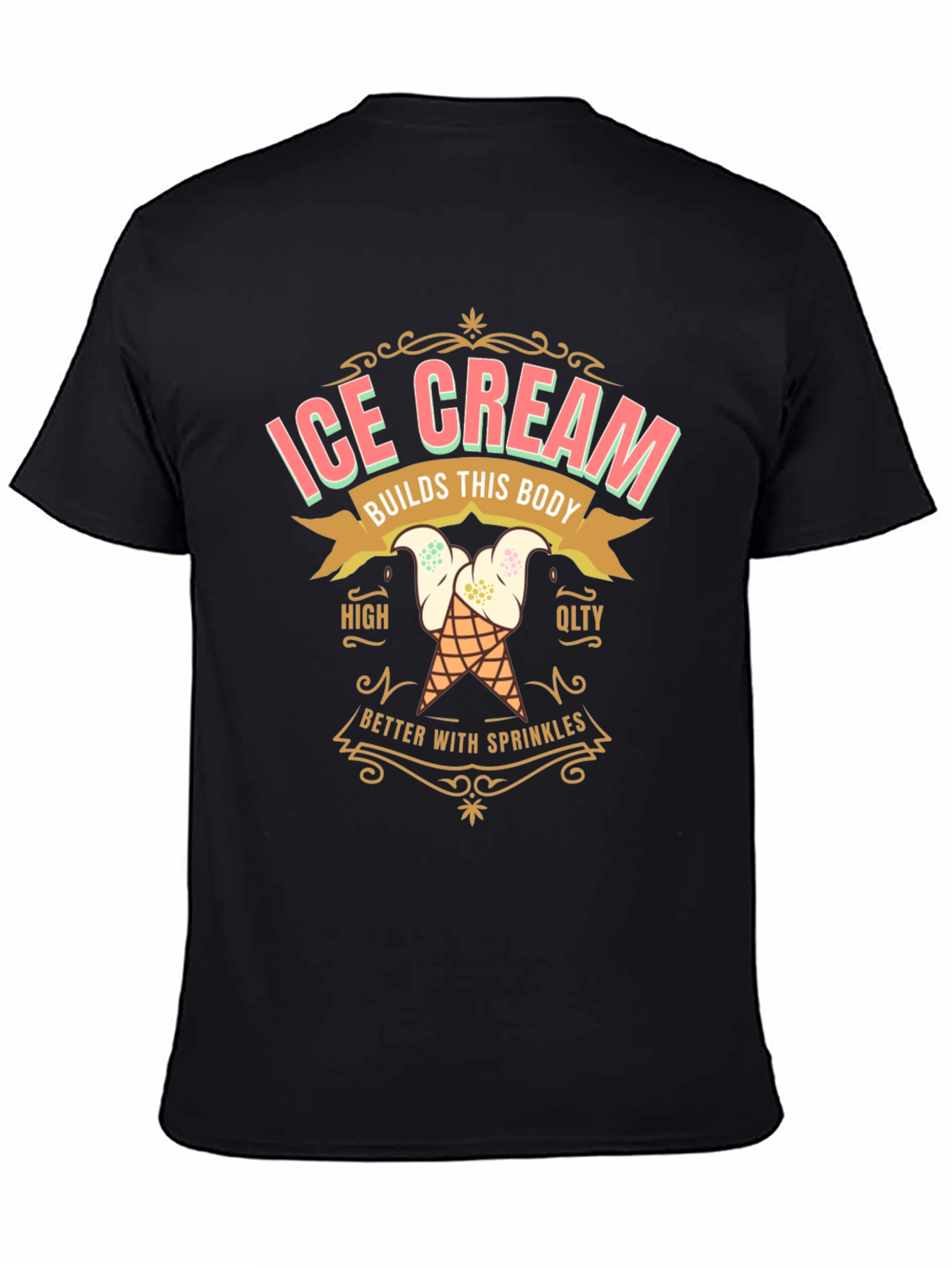 Ice Cream Builds This Body T-Shirt