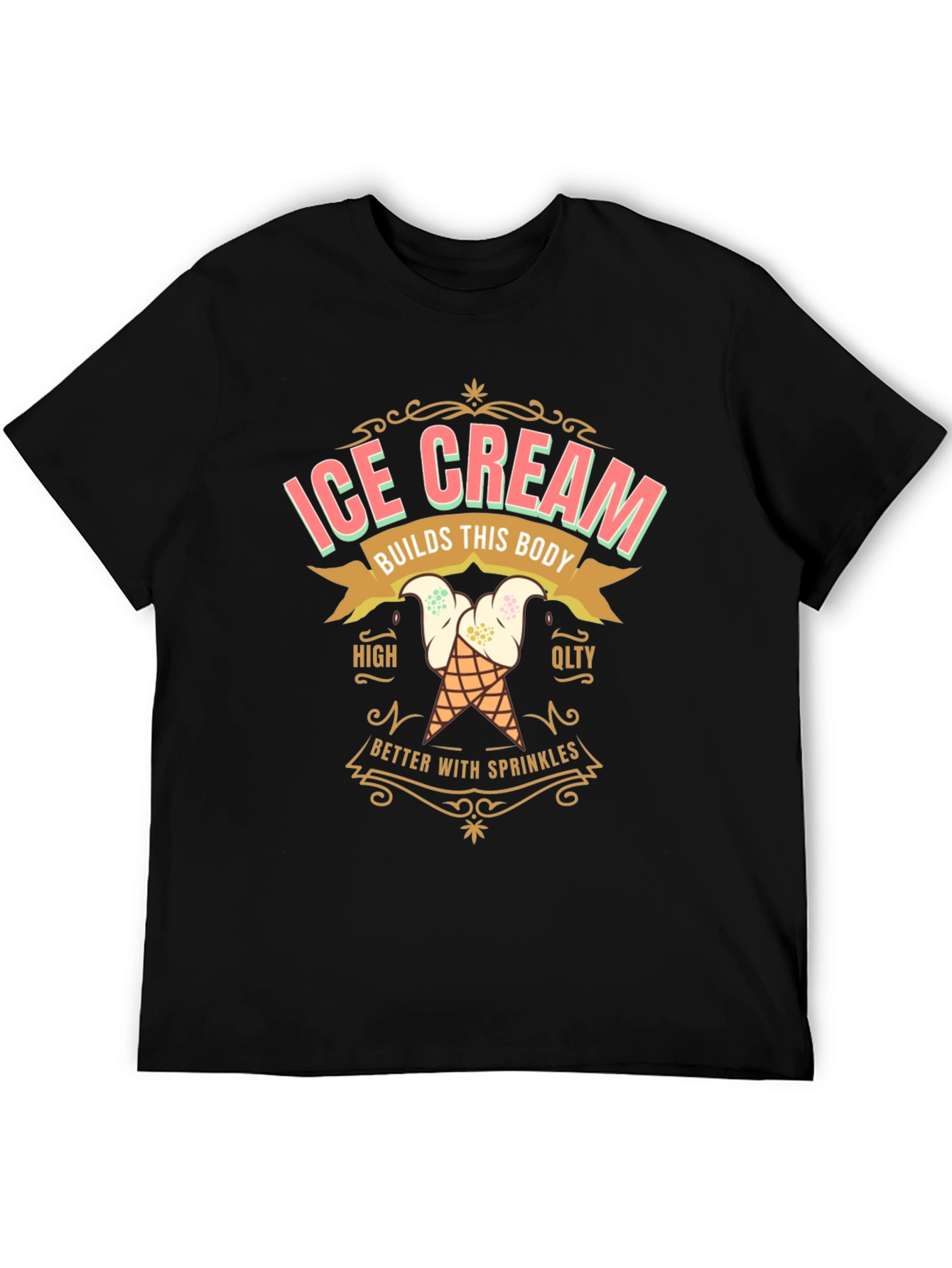 Ice Cream Builds This Body T-Shirt