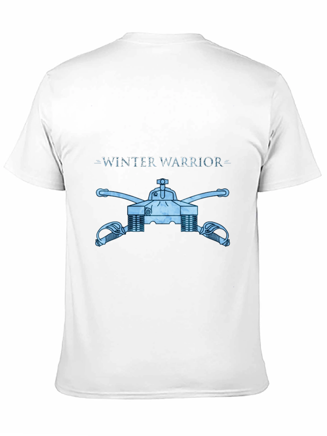 Winter Warrior Tank Graphic Tee - Black