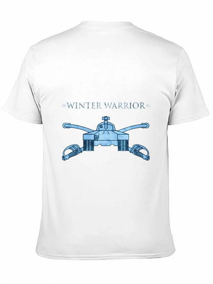 Winter Warrior Tank Graphic Tee - Black