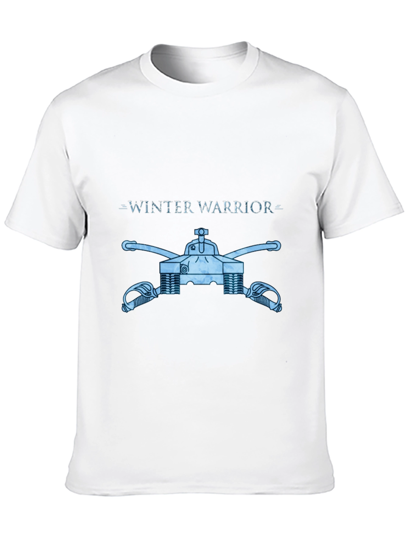 Winter Warrior Tank Graphic Tee - Black